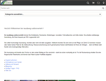 Tablet Screenshot of outdoorverleih.com